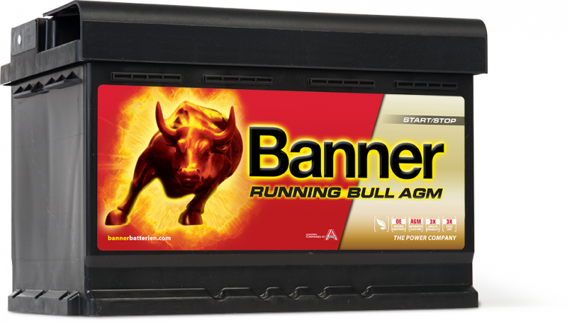Banner Running Bull AGM 12V 70Ah 720A 570 01