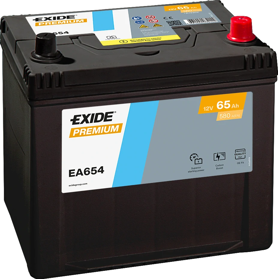 EXIDE Premium 65Ah EA654