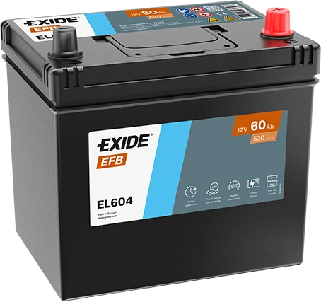 Exide EFB 60Ah EL604