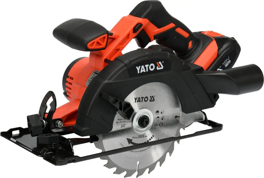 Pila kotoučová YATO AKU 18V pr. 165mm 3800ot. 2AH