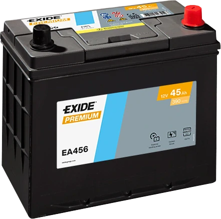 Exide Premium 12V 45Ah 390A EA456
