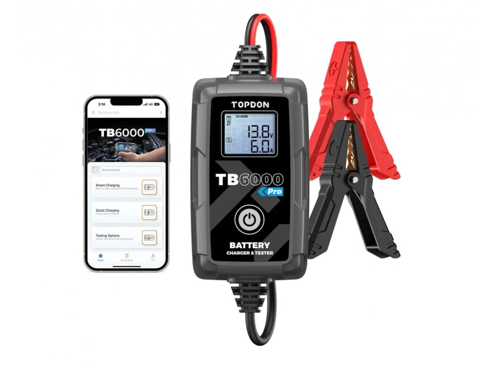 TOPDON Nabíječka a tester baterie TB6000Pro