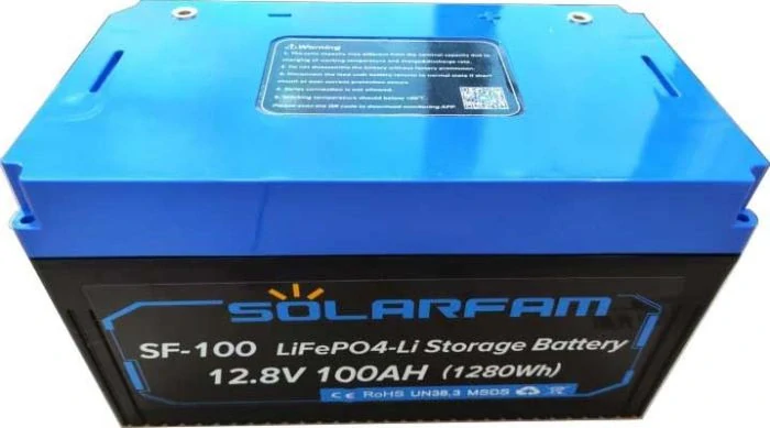 LiFePO4 akumulátor Solarfam SF-100 12,8V/100Ah s výhřevem, bluetooth