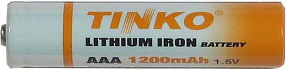 Baterie TINKO AAA(R03) 1,5V lithiová - Li-FeS2