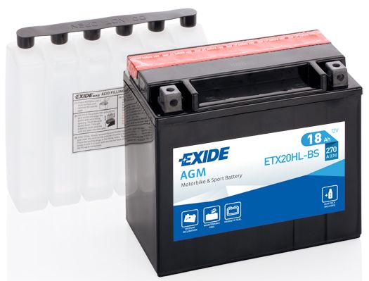startovací baterie EXIDE AGM AKUMULATOR 18AH/270A 12V P+