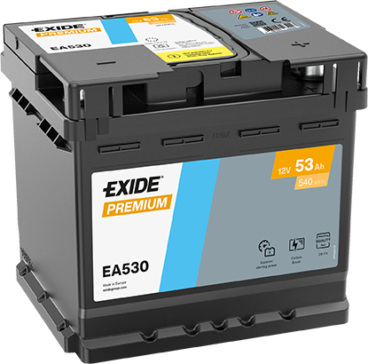 Exide Premium 12V 53Ah 540A EA530