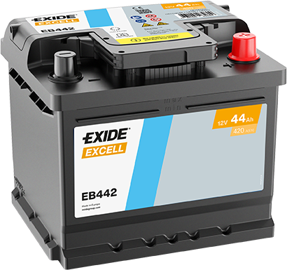 Exide Excell 12V 44Ah 420A EB442
