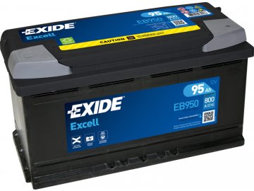 Exide Excell 12V 95Ah 800A EB950