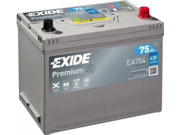Exide Premium 12V 75Ah 630A EA754