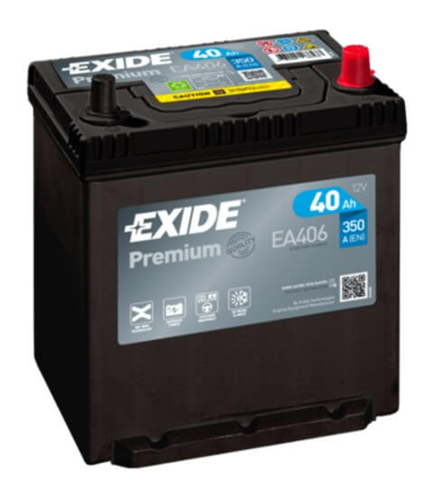 Exide Premium 12V 40Ah 350A EA406