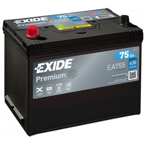  Exide Premium 75Ah EA755
