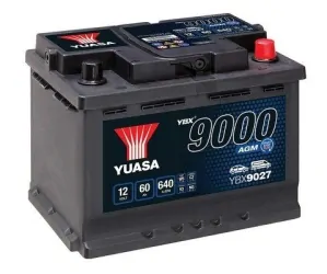 Baterie YUASA AGM START&STOP YBX9027 60Ah