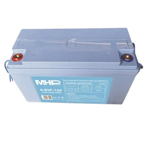 MHPower 6-EVF-120 Trakční gelová baterie 12V/120Ah, Terminál T2 - M8, Deep Cycle