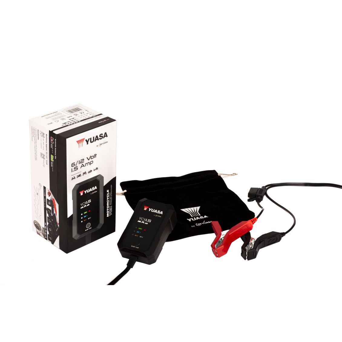 nabíječka akumulátorů YUASA YCX1.5 6V/12V 1,5A