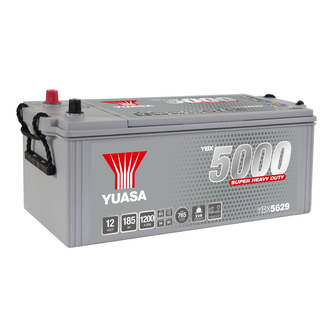 autobaterie Yuasa YBX 5000 SHD 185Ah 12V 1200A 511x222x215 DIN B