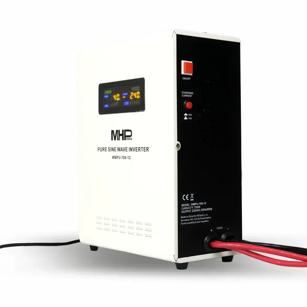 Záložní zdroj MHPower WPU-500-12, UPS, 500W, čistý sinus, 12V