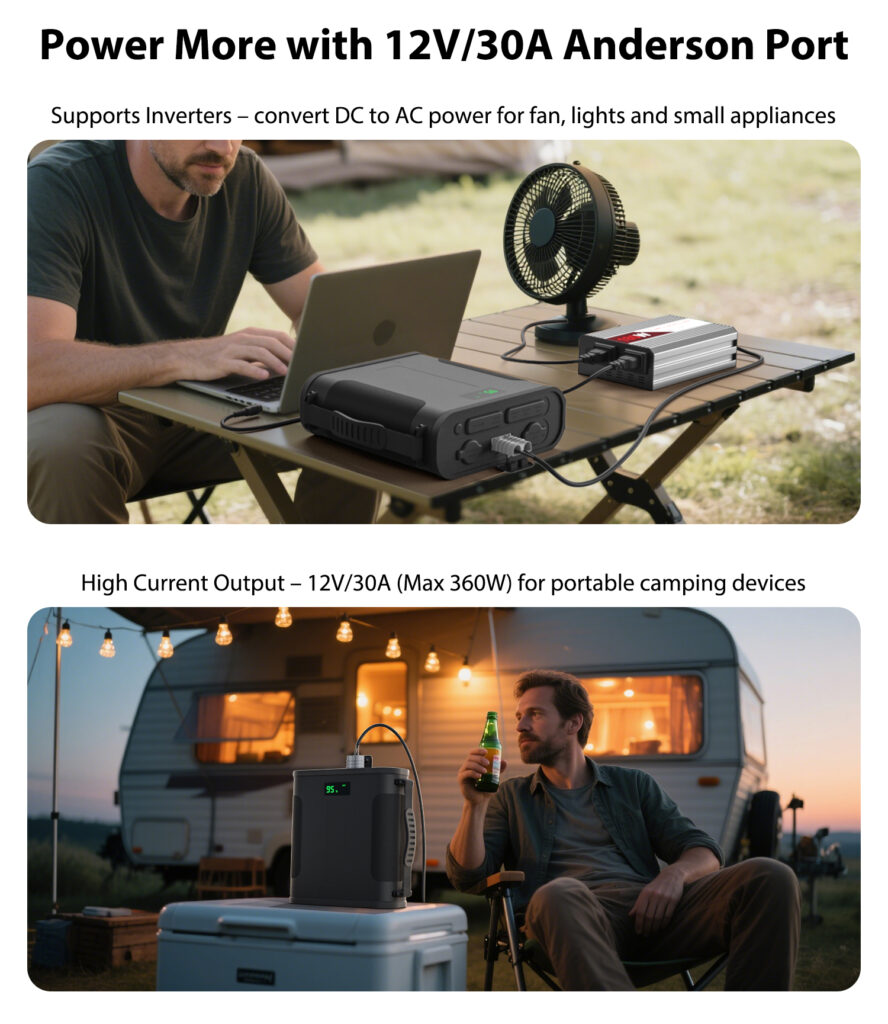 MHPower Nomad 144k Powerbanka LiFePO4, 144000mAh, černá