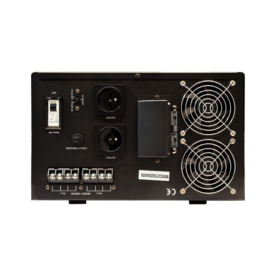 MHPower MSKD-2100-48, UPS, 2100W, čistý sinus, 48V, solární regulátor MPPT