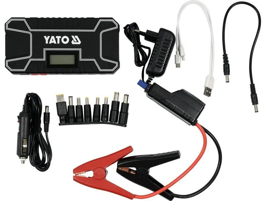 Startovací zdroj a powerbanka YATO 12000 mAh
