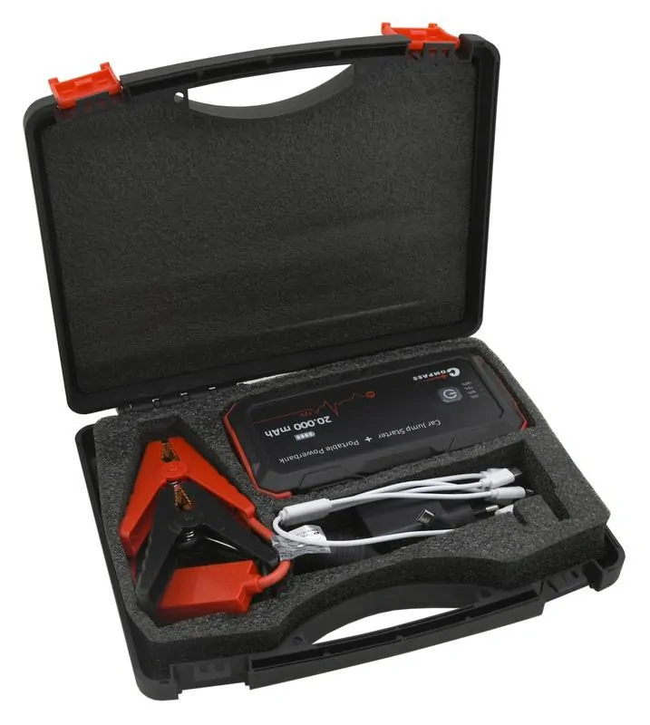 Powerbanka COMPASS s funkcí JUMP STARTER 20.000mAh 2000A