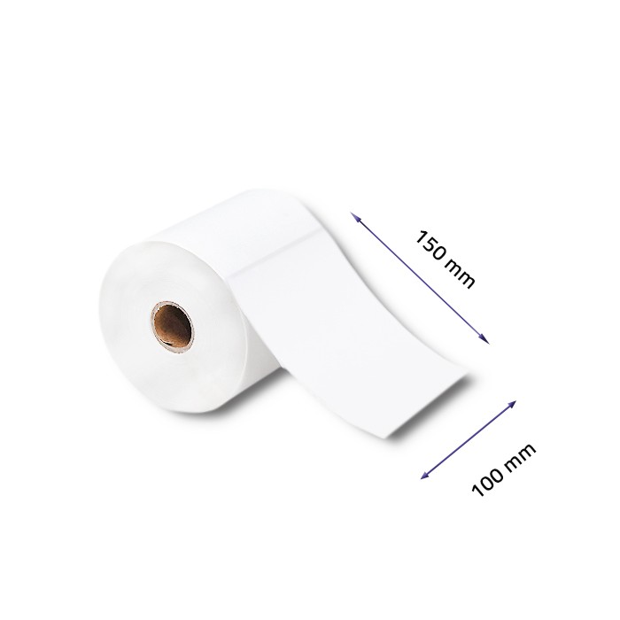 Termo etikety Qoltec 100 x 150 | 350 etiket