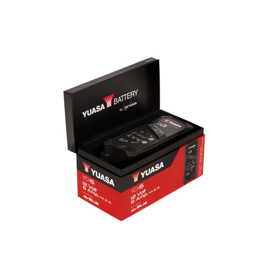 nabíječka akumulátorů YUASA YCX6 12V 6A