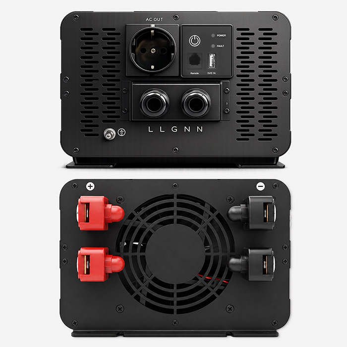 Měnič napětí Qoltec s čistou sinusoidou 12V na 230V , 4000/8000W