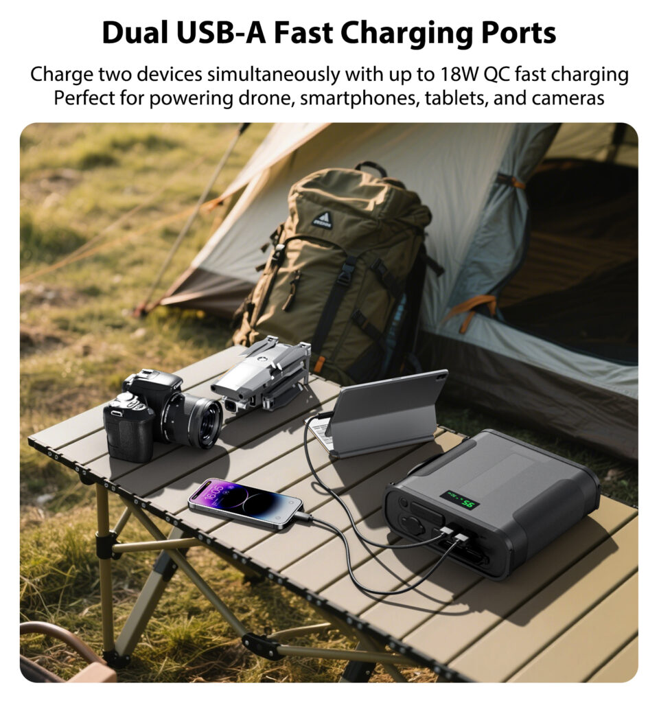 MHPower Nomad 144k Powerbanka LiFePO4, 144000mAh, černá