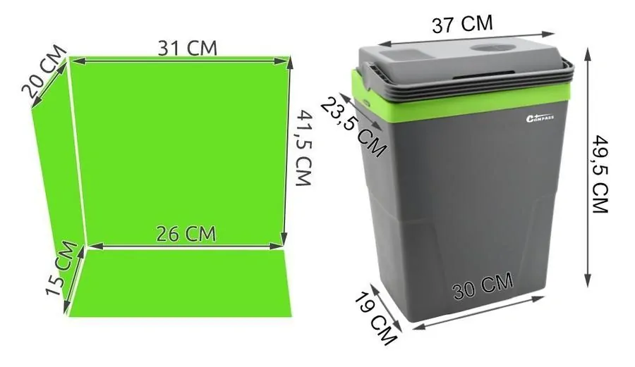 Chladící box 22l 230V/12V ECO