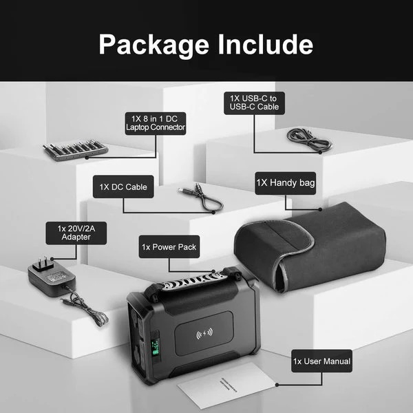 MHPower Nomad 96k Powerbanka LiFePO4, 96000mAh, černá